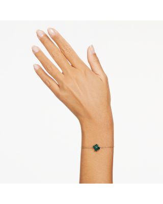 Idyllia Crystal Clover Bolo Bracelet