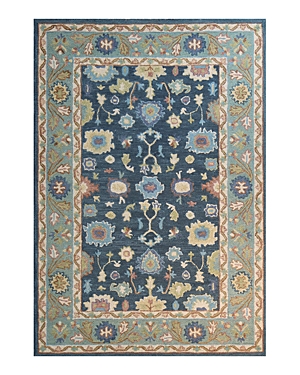 Bashian Valencia Al136 Area Rug, 7'6 X 9'6 In Teal/blue