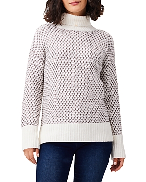 Nic + Zoe Cozy Spot Turtleneck Sweater In Neutral Mix