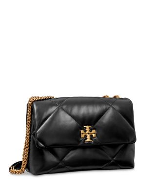 Kira Diamond Quilted Leather Convertible Shoulder Bag