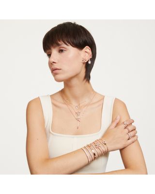 Matrix Tennis Bracelet in Rose Gold Tone