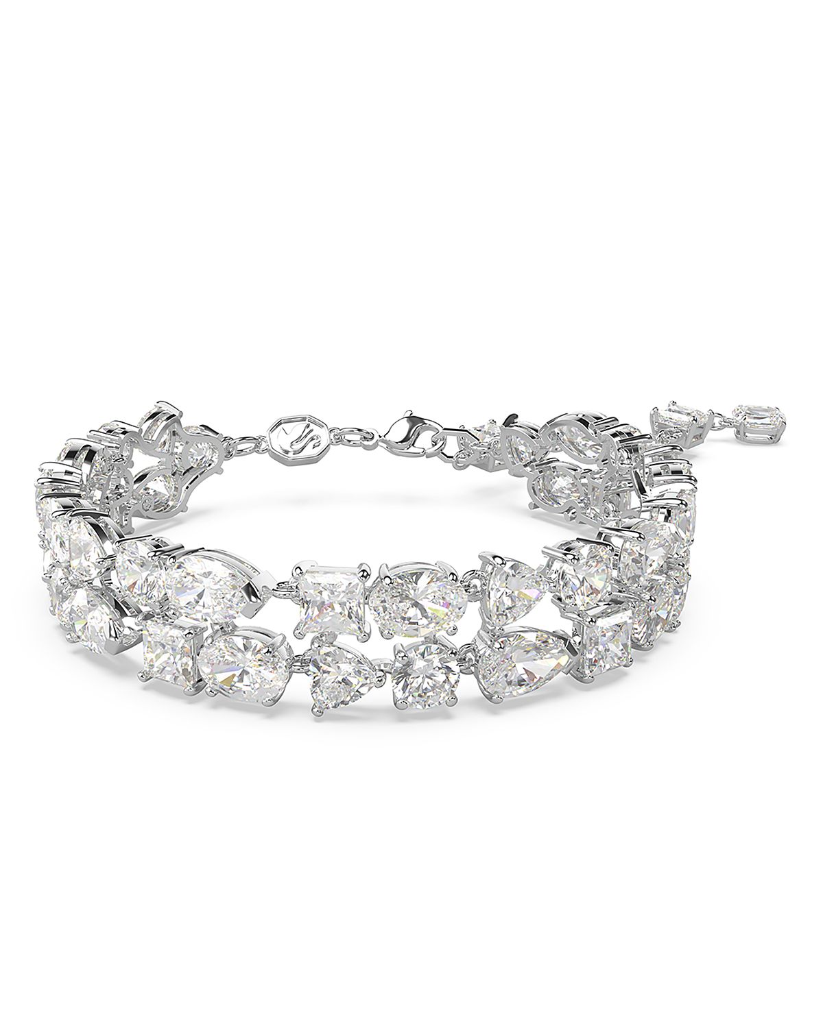 Swarovski Mesmera Mixed Cut Double Row Bracelet