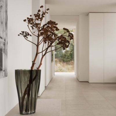 Reed Vase, Moss Green, Large