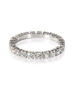 Pre-owned Cartier  Cartier Destinee Diamond Eternity Band In Platinum