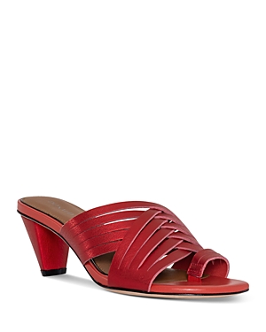 Donald Pliner Alannis Slide Sandal In Tomato
