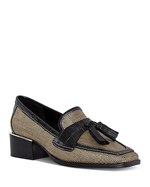 DONALD PLINER WOMEN'S TASSEL SLIP ON LOAFER FLATS