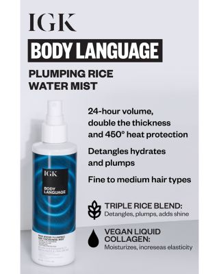 Body Language Rice Water Plumping & Thickening Mist 7 oz.