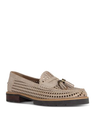 Donald Pliner - Women's Slip On Tassel Perforated Loafer Flats