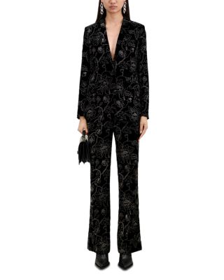 The Kooples - Glittery Velvet Blazer & Glittery Velvet Pants