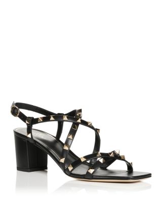 Valentino Garavani - Women's Slingback Block Heel Sandals