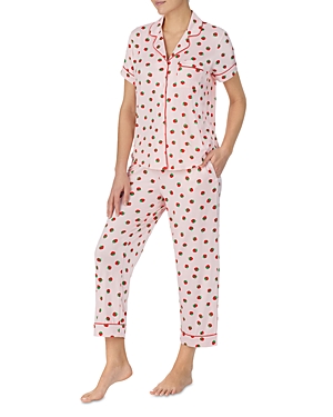 kate spade new york Scattered Strawberries Short Sleeve Pajama Set
