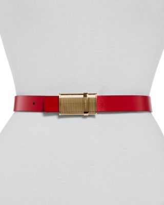 Women's Reversible Leather Belt