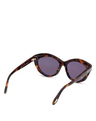 Toni Oval Sunglasses, 55mm