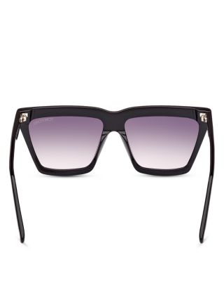 Eden Geometric Sunglasses, 56mm