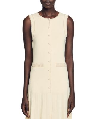 Sandro Naima Sleeveless Knit Midi Dress | Bloomingdale's
