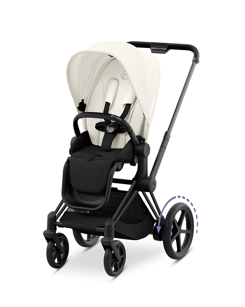 Cybex e-priam 2 Smart Stroller in Matte Black