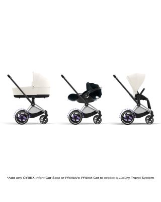 e-PRIAM 2 Smart Stroller in Chrome/Black