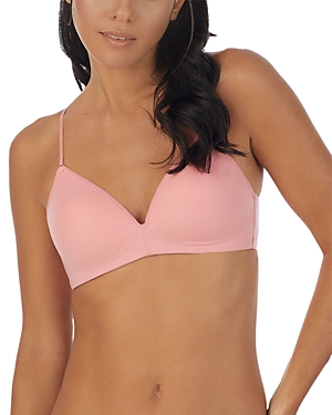 Shop On Gossamer Next To Nothing Microfiber Wireless T-shirt Bra In Sunset Rose