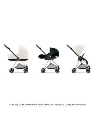 MIOS 3 Compact Lightweight Stroller in Rose Gold