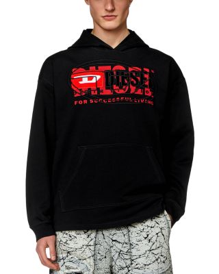 Diesel S-Giny-Hood cotton hoodie - Red