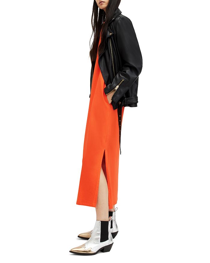Shop Allsaints Anna Maxi Dress In Zesty Orange