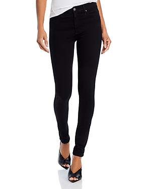 Ag Farrah High Rise Skinny Jeans in Black