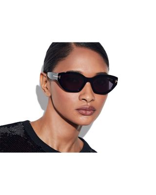 Geometric Square Acetate Sunglasses, 55mm