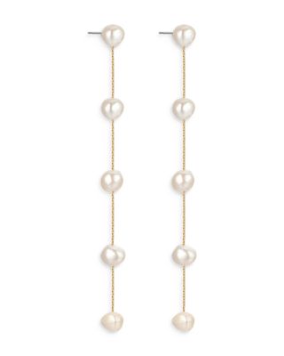 Cultured Freshwater Pearl Delicate Drop Earrings