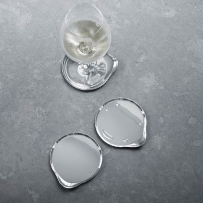 Wine & Bar Liquid Coasters, Set of 4