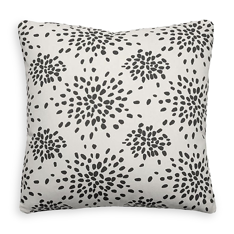 Scalamandre Fireworks Pillow In Black/white