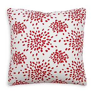 Scalamandre Fireworks Pillow In Red/white
