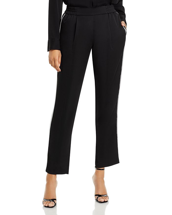 Legging De Yoga Fitness Black "Delicious" Par M & M - Taille M - Rayures Tuxedo Khaki - NWT
