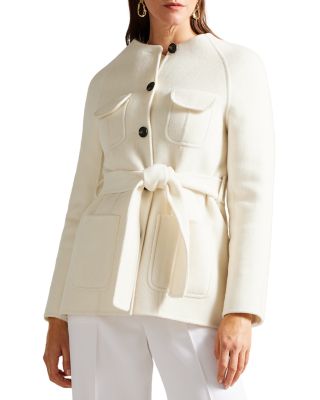 Ted baker cream clearance coat