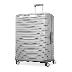 Shop Samsonite Framelock Max Large Spinner Suitcase In Glacial Silver