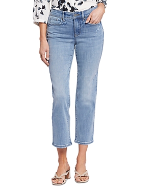 Shop Nydj Marilyn Straight Ankle Jeans In Lakefront