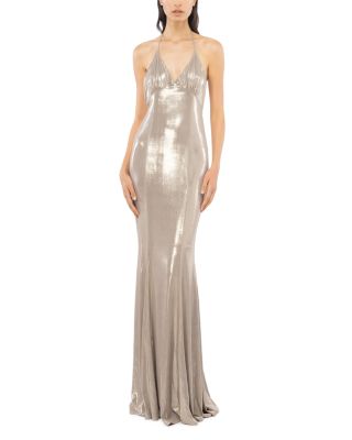 green emerald velvet dress Pinko Dress 