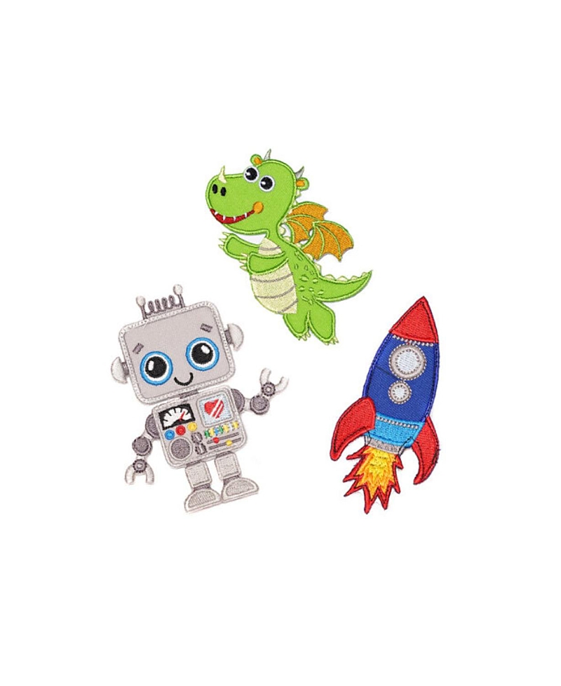 Becco Bags Robot Starship Dragon Patch Pack - Baby, Little Kid, Big Kid