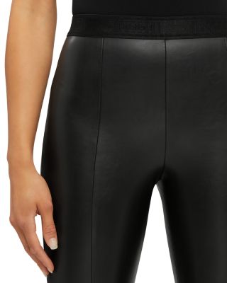 Jenna Faux Leather Ankle Pants