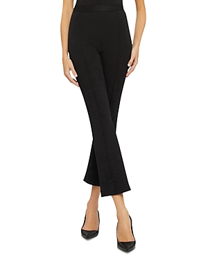 Shop Wolford Grazia Pintucked Ankle Pants In Black