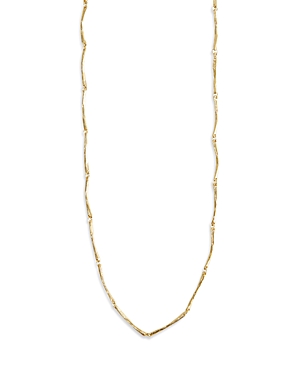 Argento Vivo Large Molten Bar Necklace, 16 In Gold