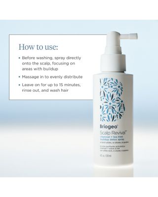 Scalp Revival Charcoal + Tea Tree Buildup Detox Spray 4 oz.