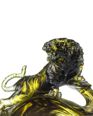 Roaring Into the Heavens Crystal Sculpture