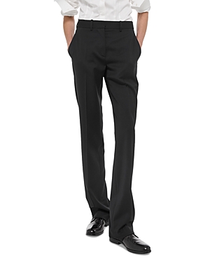Shop Helmut Lang Suit Trousers In Black