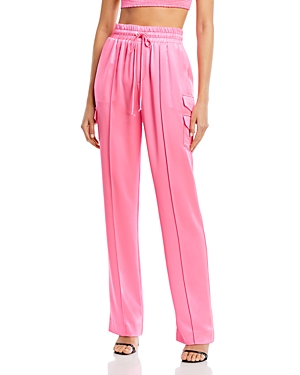 Shop Cinq À Sept Cinq A Sept Sarie Pants In Electric Pink