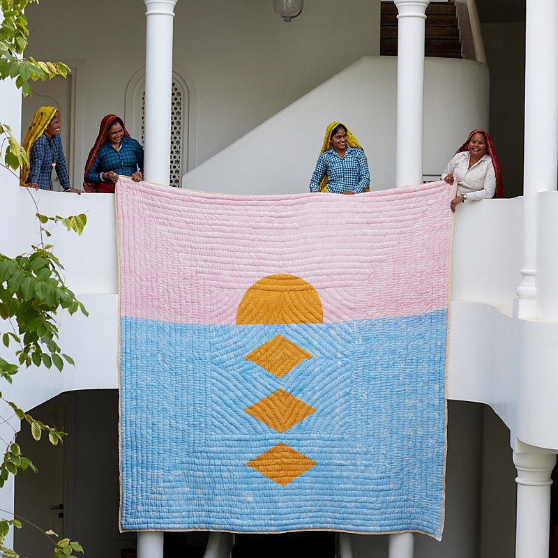 Cqc La Mountain Top Quilt Set, King In Multi