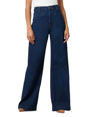 Joe's Jeans - The Kate Petite High Rise Wide Leg Jeans in Impressive
