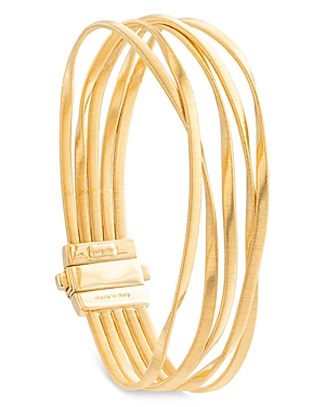 Marco Bicego 18k Yellow Gold Marrakech Five Strand Twist Bracelet In Gold