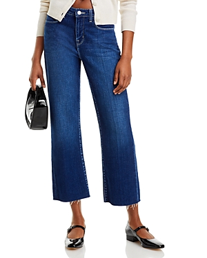 L AGENCE L'AGENCE WANDA CROPPED WIDE LEG JEANS