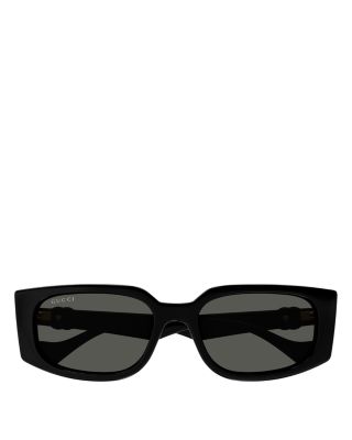 GG Generation Light Rectangular Sunglasses, 55mm