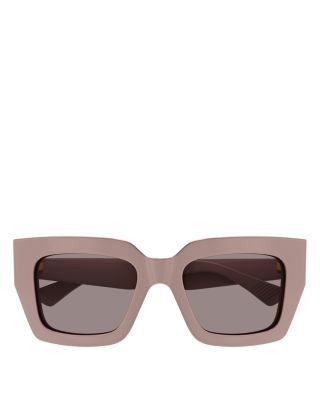Classic Ribbon Squared Sunglasses, 52mm
